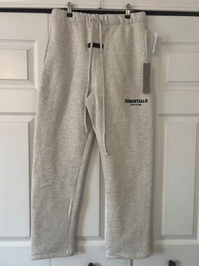 Essentials Light Oatmeal Jogger Sweatpants
